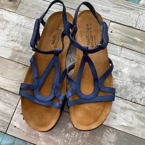 Naot blue comfort sandals 41